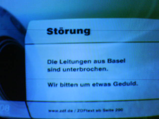 Hier, Live, echte Bilder.