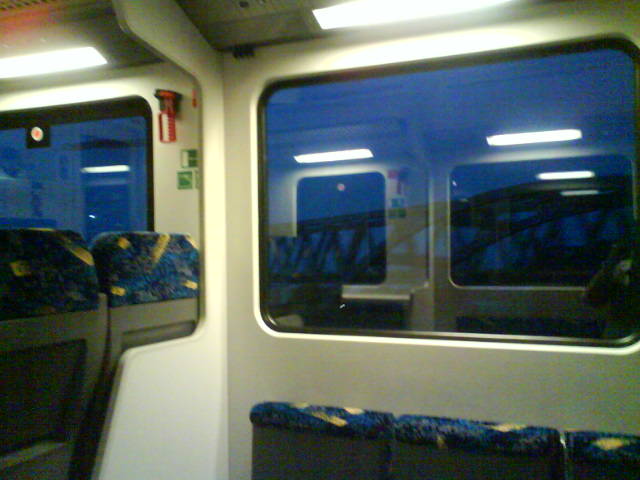 Blaue Stunde. Von woanders.