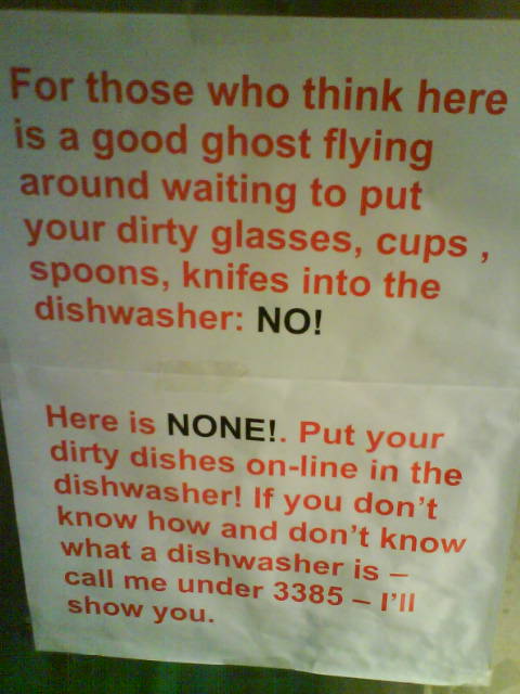 Bring good ghosts to those places…