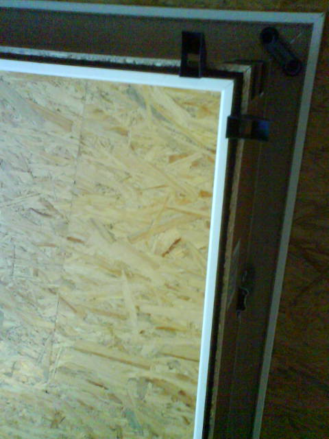 Zarge bauen.