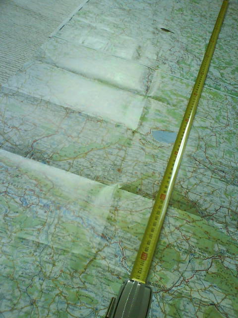 114 cm gerade runter.