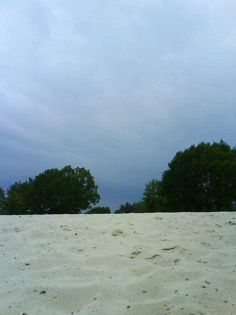 Gewitterstrand.