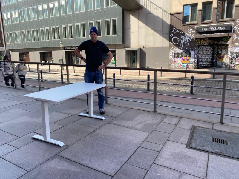 dude vor Hafenklang